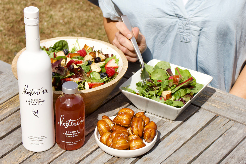 Summer Salad with Truffle Croutons