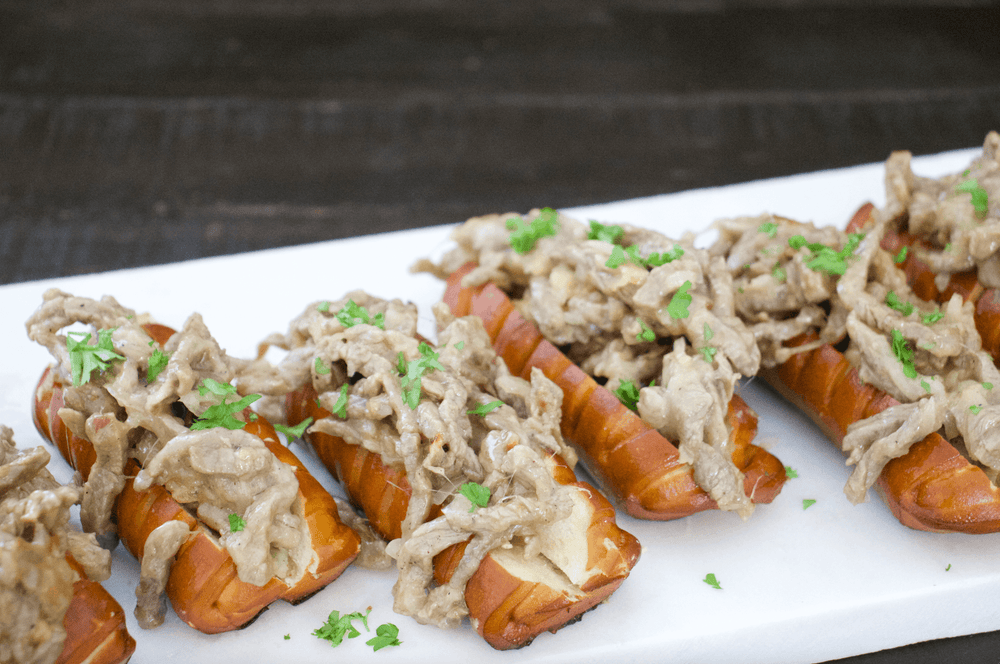 Pretzel Philly Cheesesteak