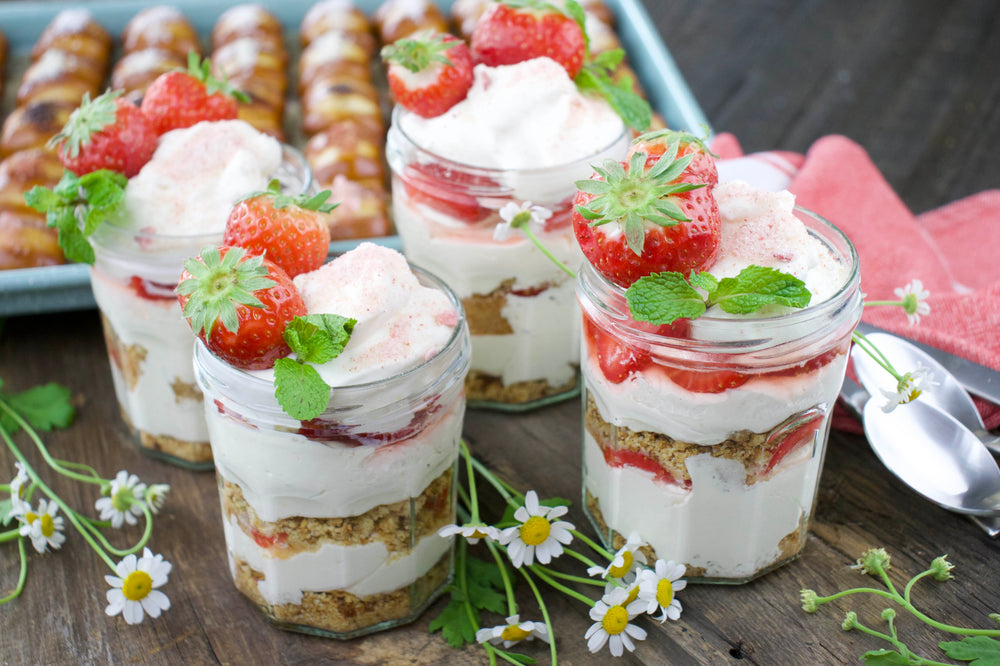 Strawberry Pretzel Cheesecake Parfait