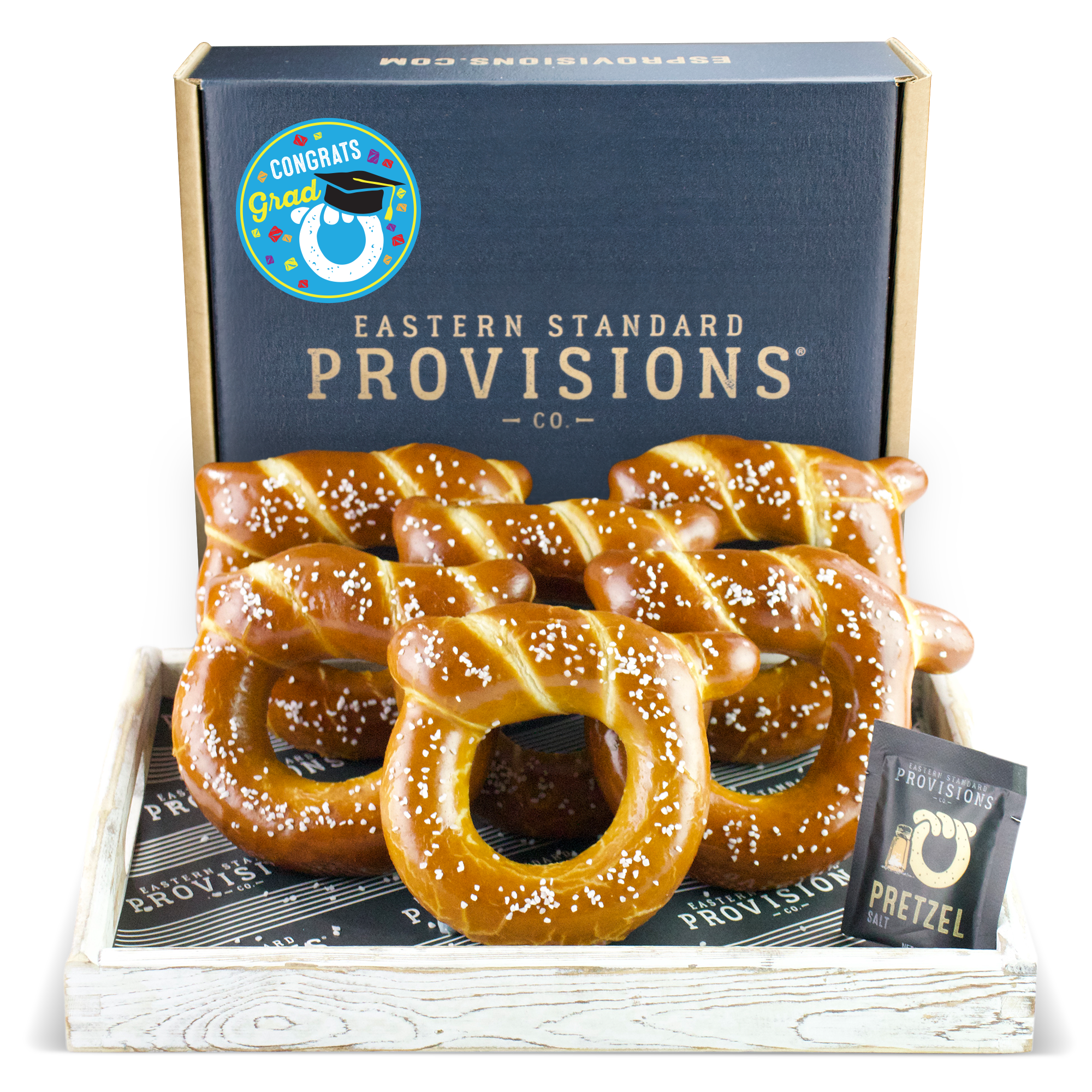 Wheelhouse Signature Soft Pretzel Box - Congrats Grad