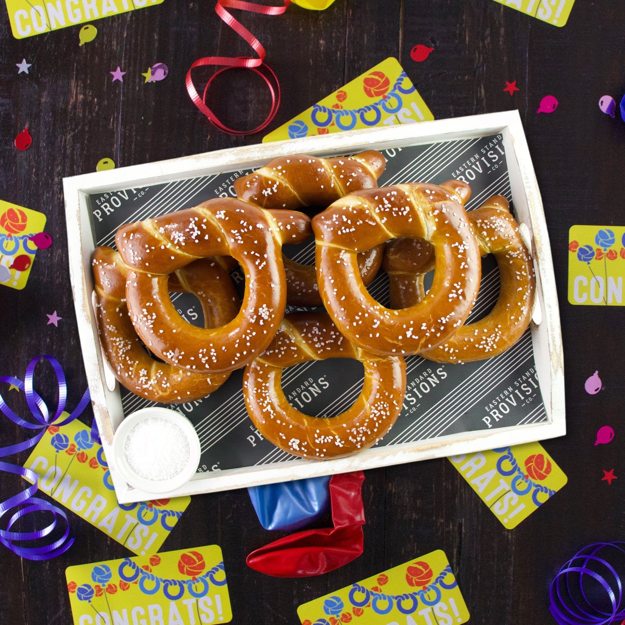 Wheelhouse Signature Soft Pretzel Box - Congratulations