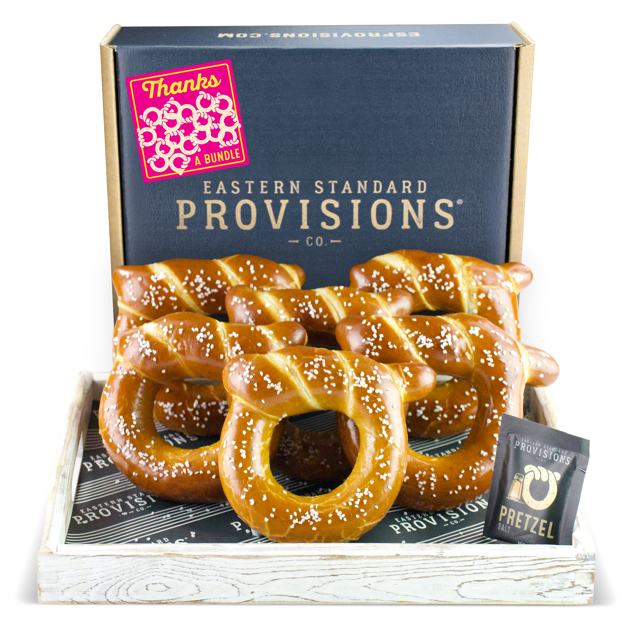 Wheelhouse Signature Soft Pretzel Box - Thank You