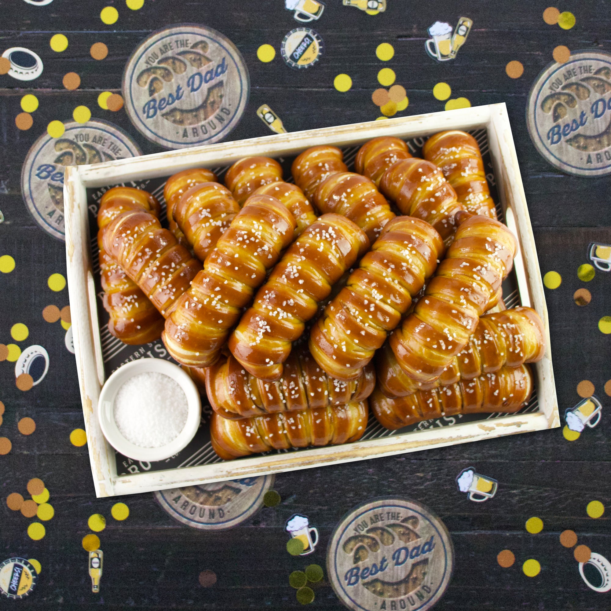 Turnbuckle Sticks Soft Pretzel Box - Father's Day