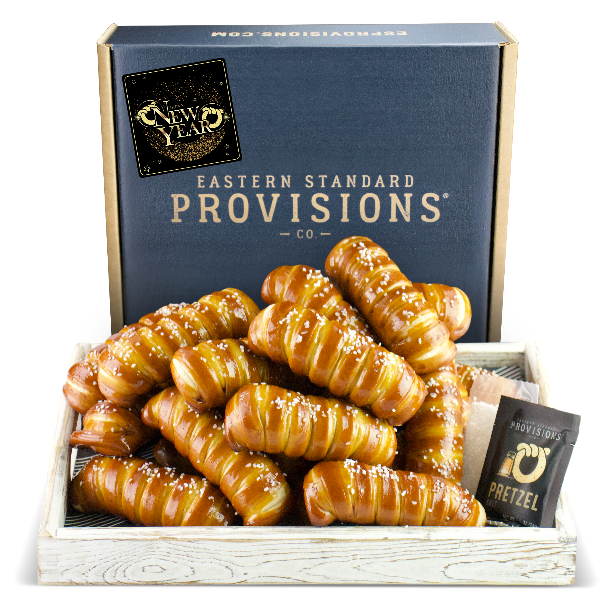 Turnbuckle Soft Pretzel Box - New Years