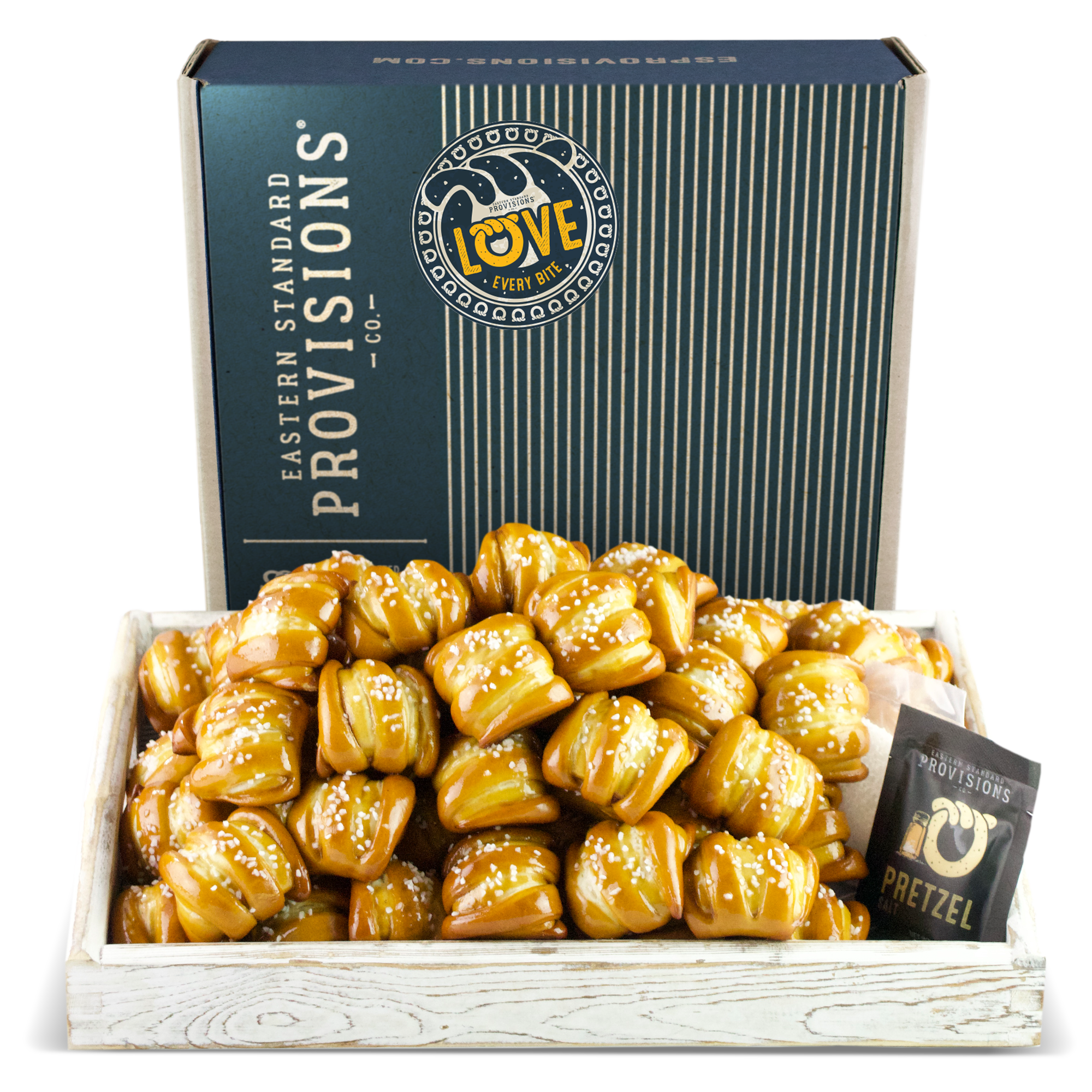 One-Timer Bites Soft Pretzel Box - ESPCO – Eastern Standard
