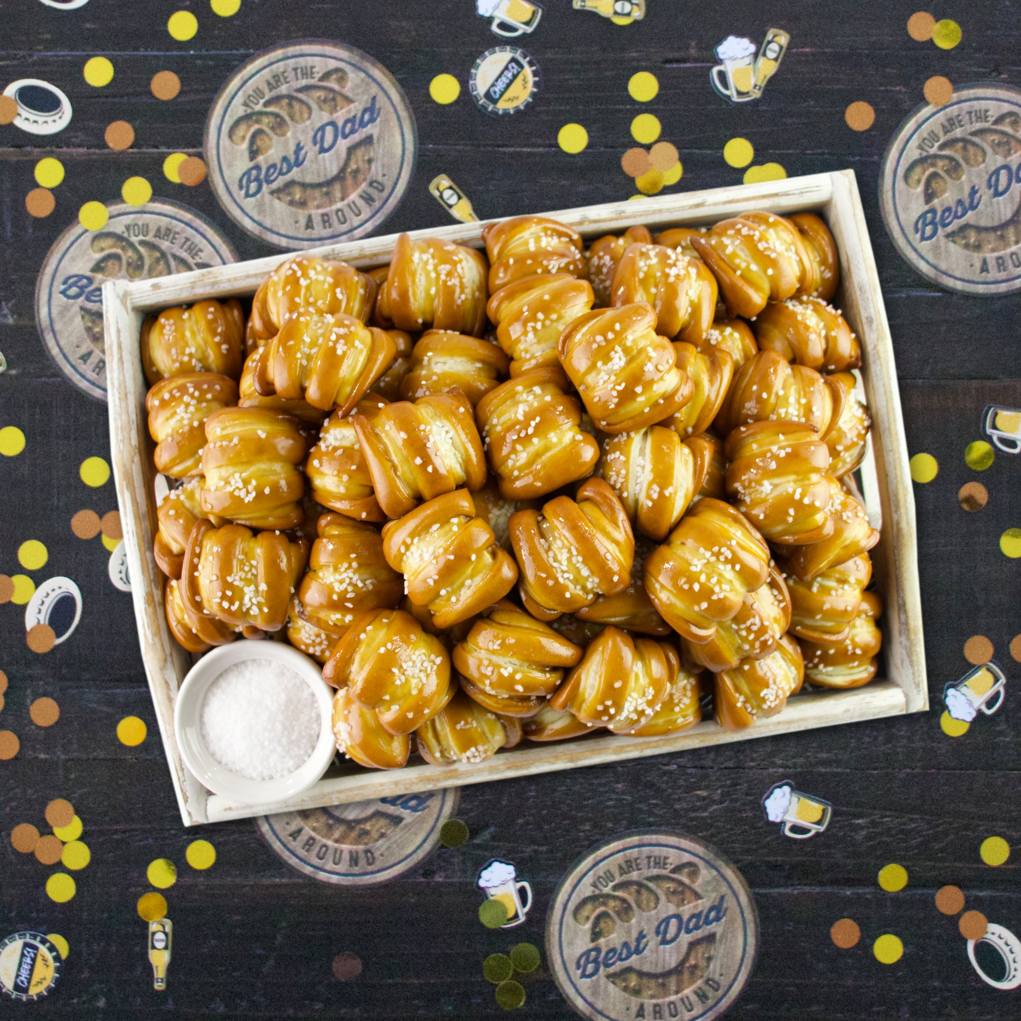 One-Timer Bites Soft Pretzel Box - Father's Day