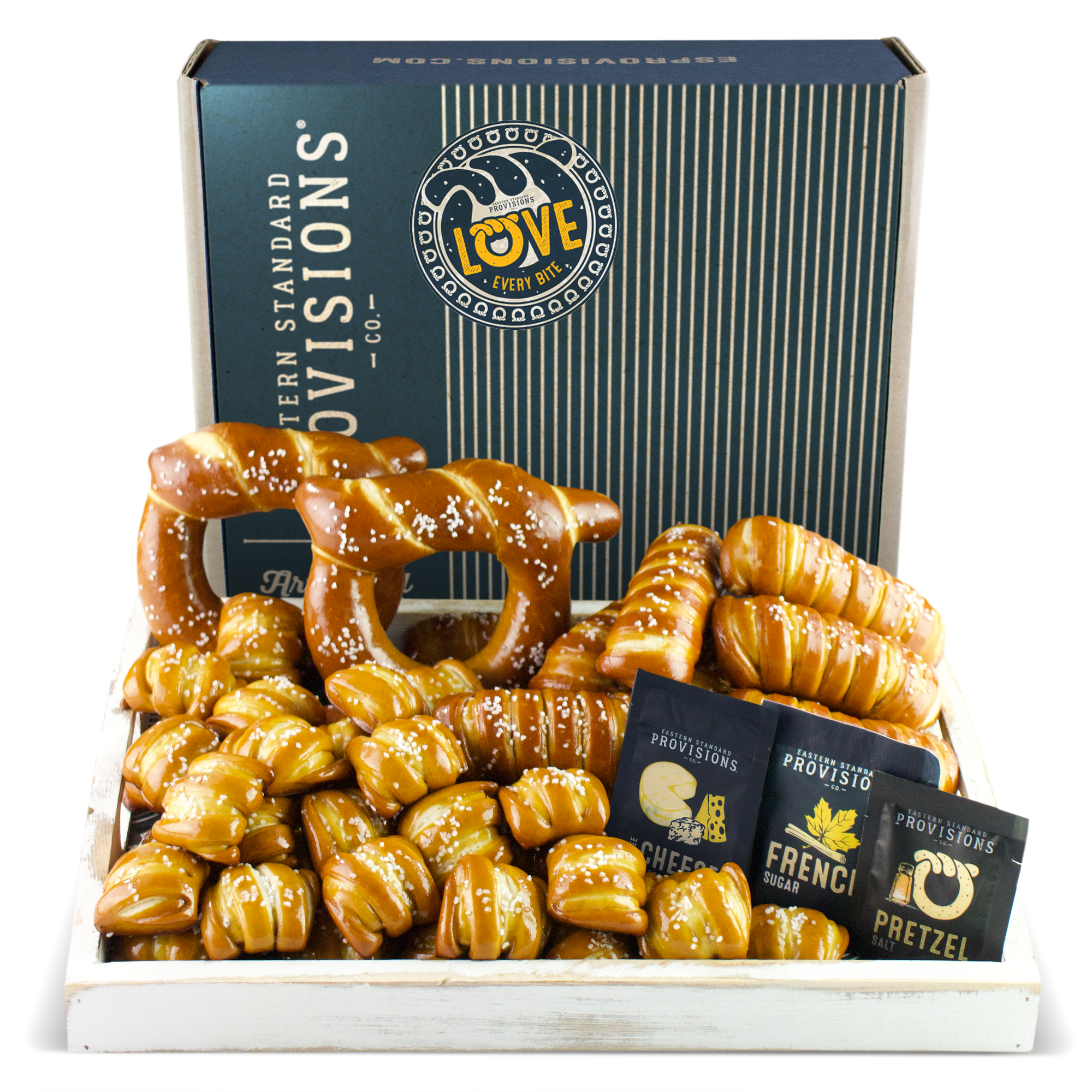 Soft Pretzels & Salts Variety Box - ESPCO – Eastern Standard