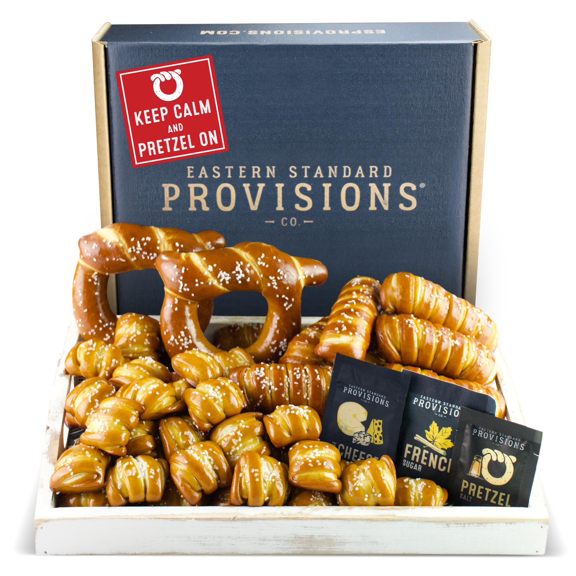 Soft Pretzel & Salts Variety Box - Keep Calm & Pretzel On