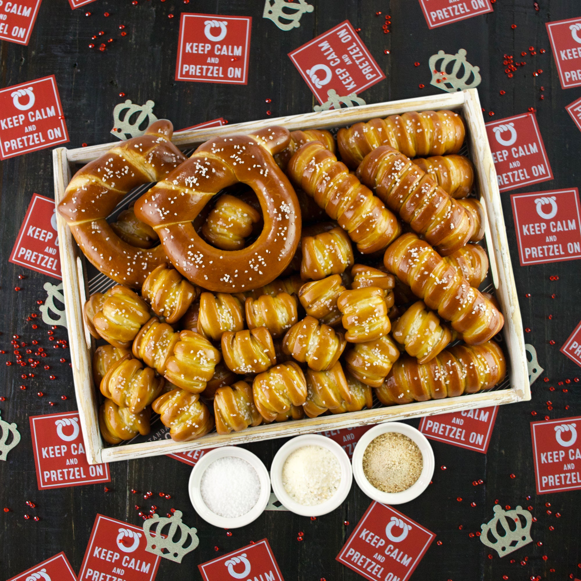 Soft Pretzel & Salts Variety Box - Keep Calm & Pretzel On