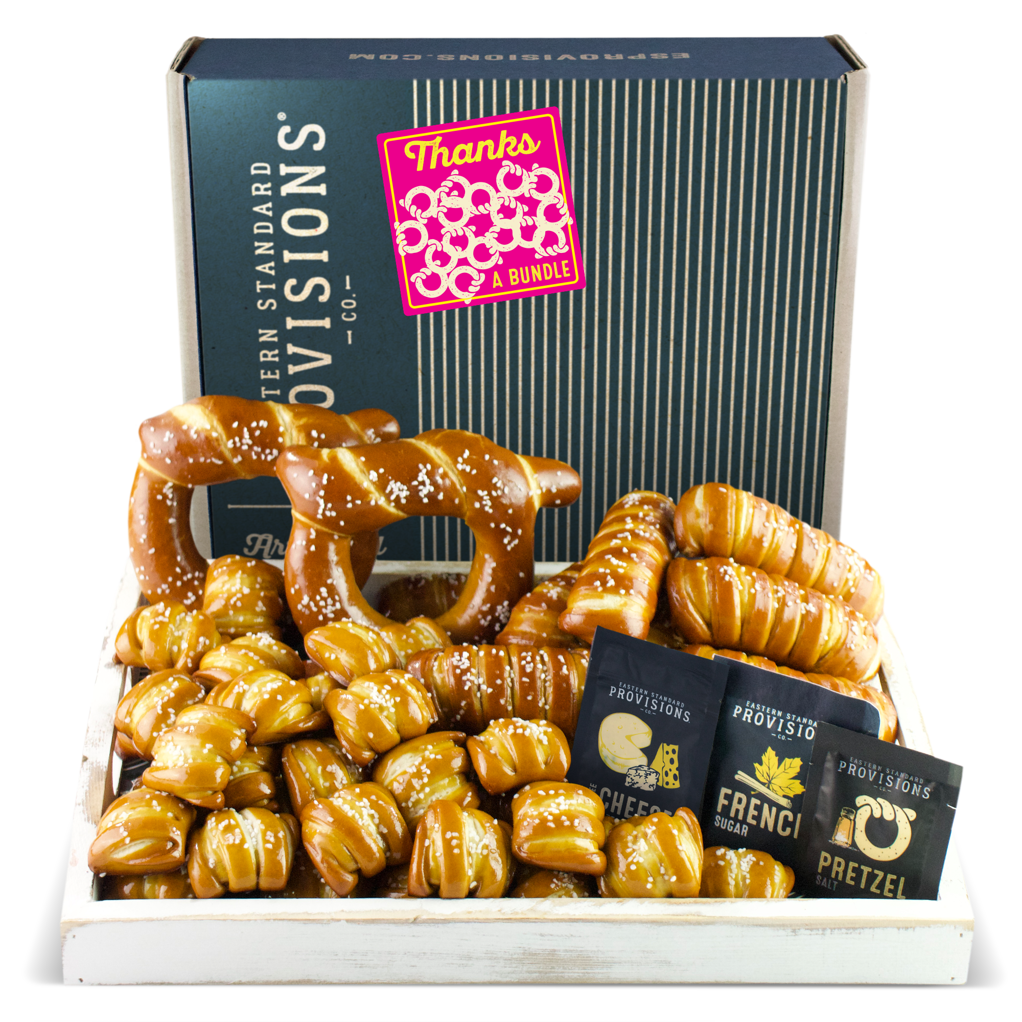 Soft Pretzels & Salts Variety Box - Thank You – Eastern Standard