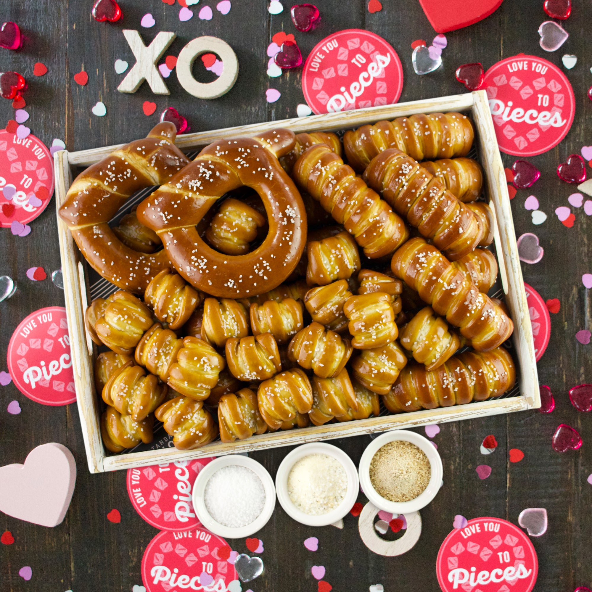Soft Pretzels & Salts Variety Box - Valentine's Day