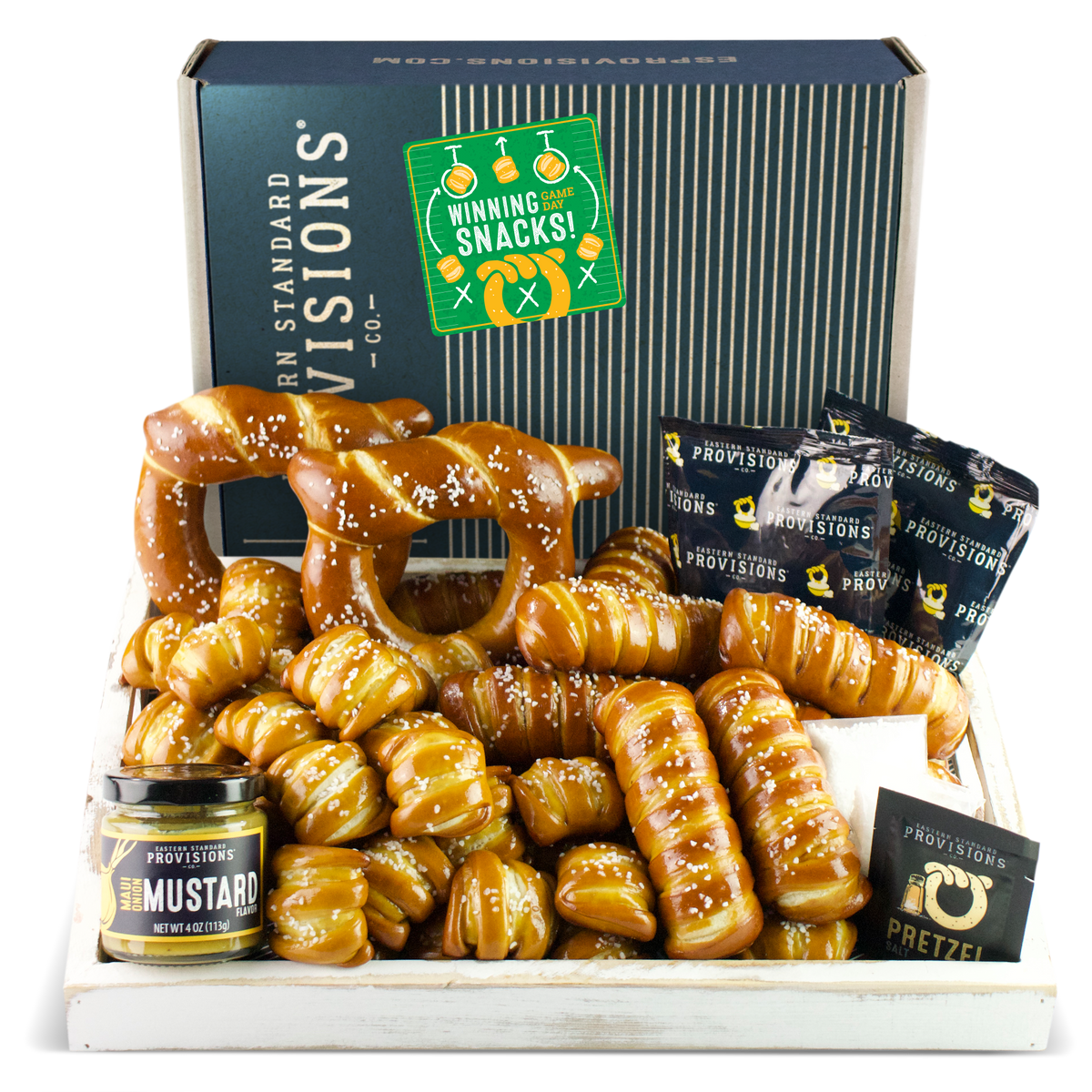 Soft Pretzels & Sauces Variety Box - Game Day