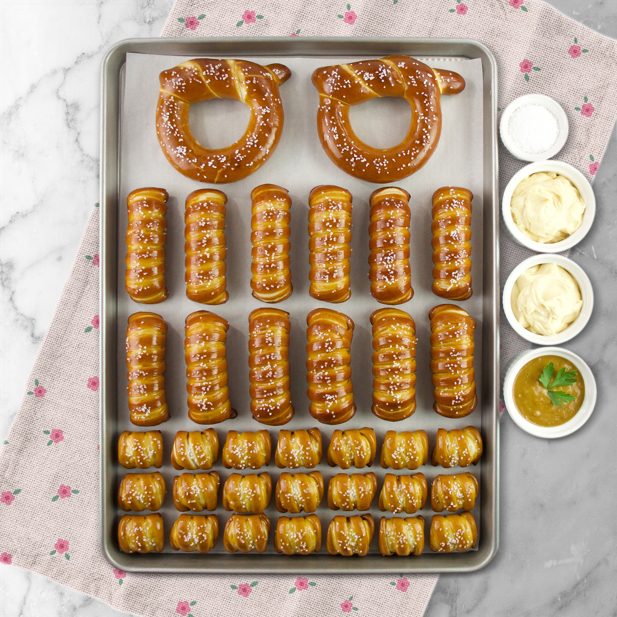 Soft Pretzels & Sauces Variety Box - Mother's Day