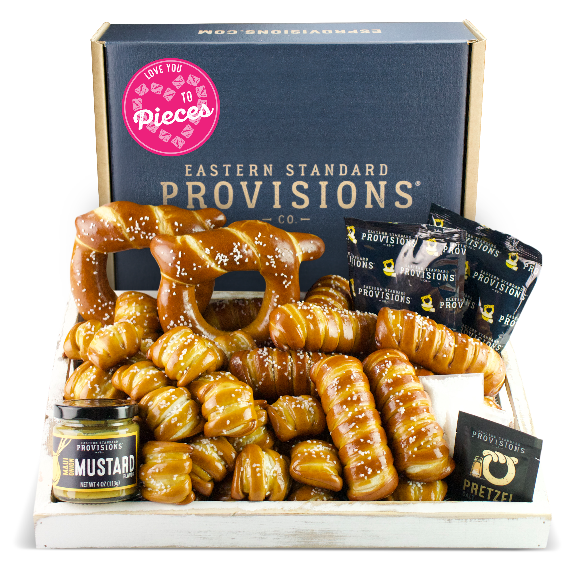 Soft Pretzels & Sauces Variety Box - Valentine's Day