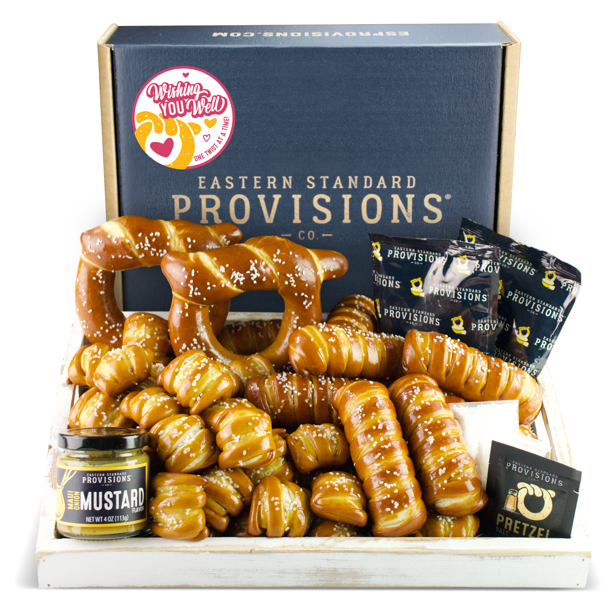 SOFT PRETZELS & SAUCES VARIETY BOX - Well Wishes