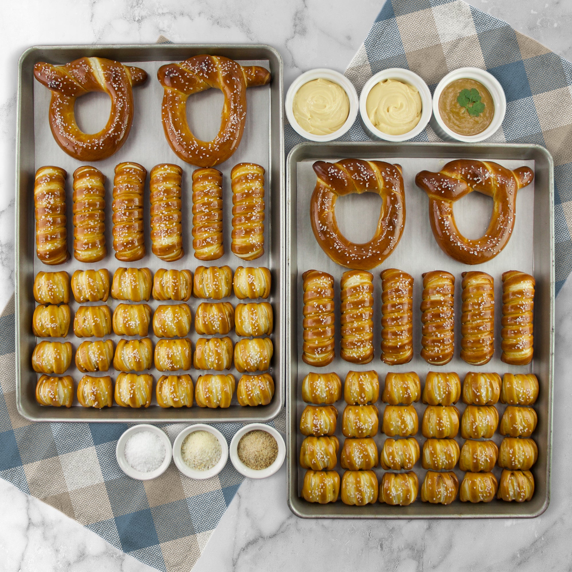 Soft Pretzels, Salts & Sauces Variety Box - Father's Day