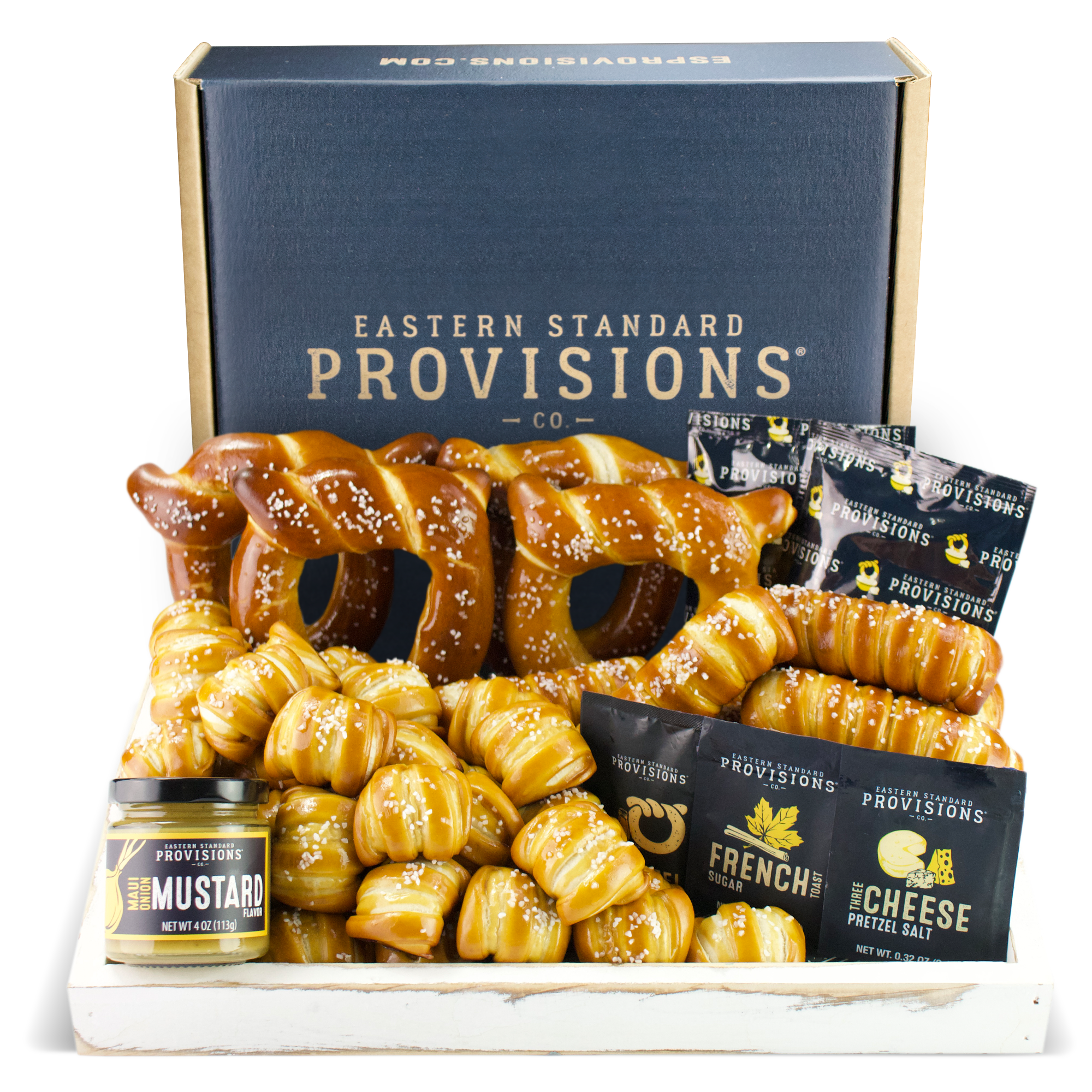 Soft Pretzels, Salts & Sauces Variety Box