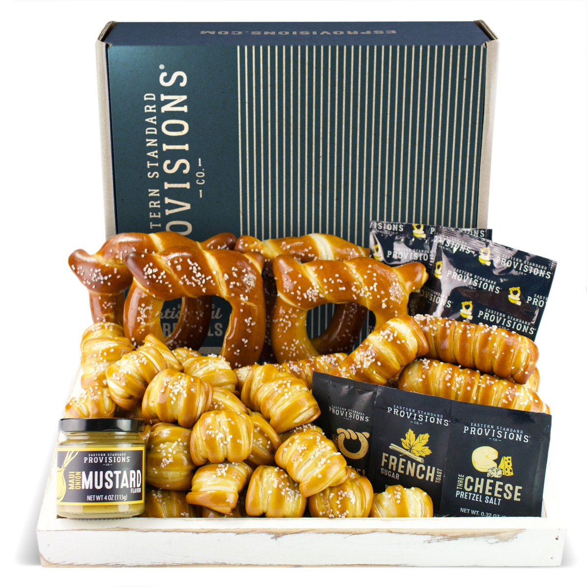 Soft Pretzels, Salts & Sauces Variety Box