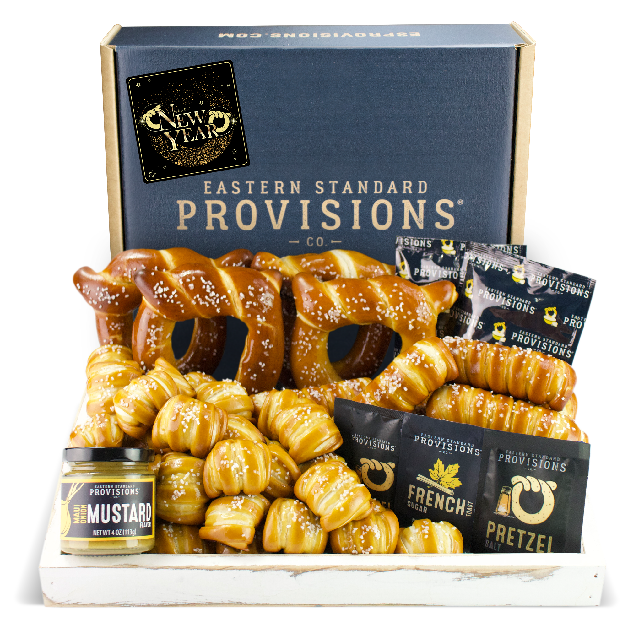 Soft Pretzels, Sauces & Salts Variety Box - New Years