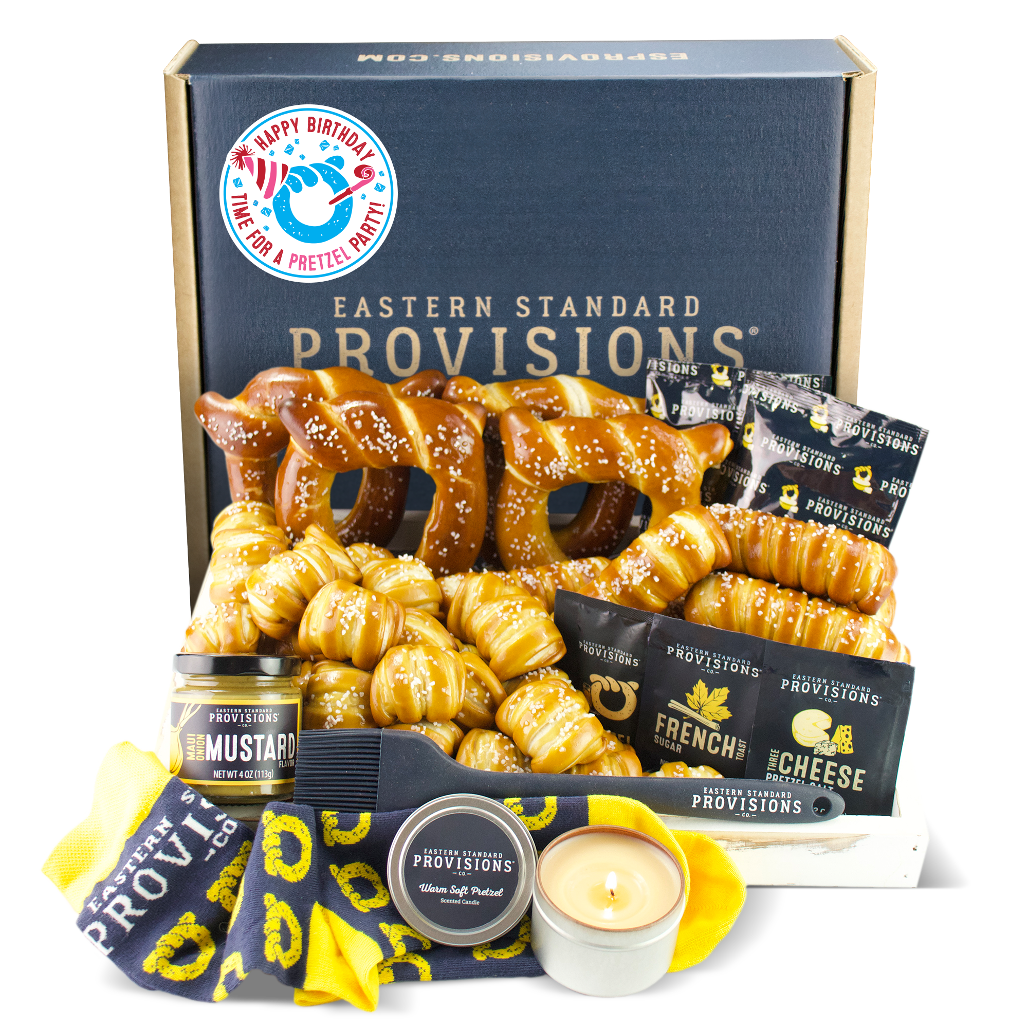 Soft Pretzel Lovers Variety Box - Happy Birthday