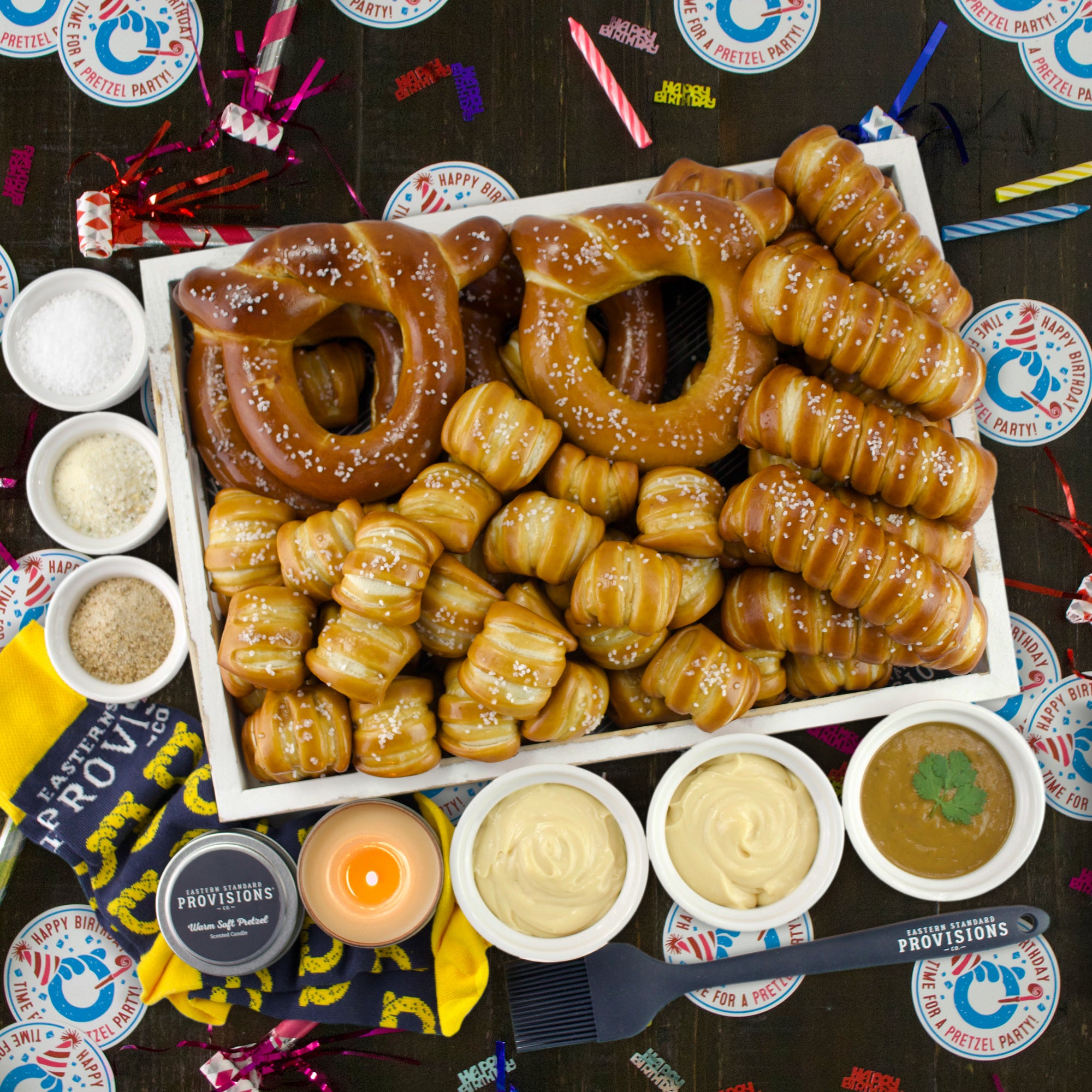 Soft Pretzel Lovers Variety Box - Happy Birthday