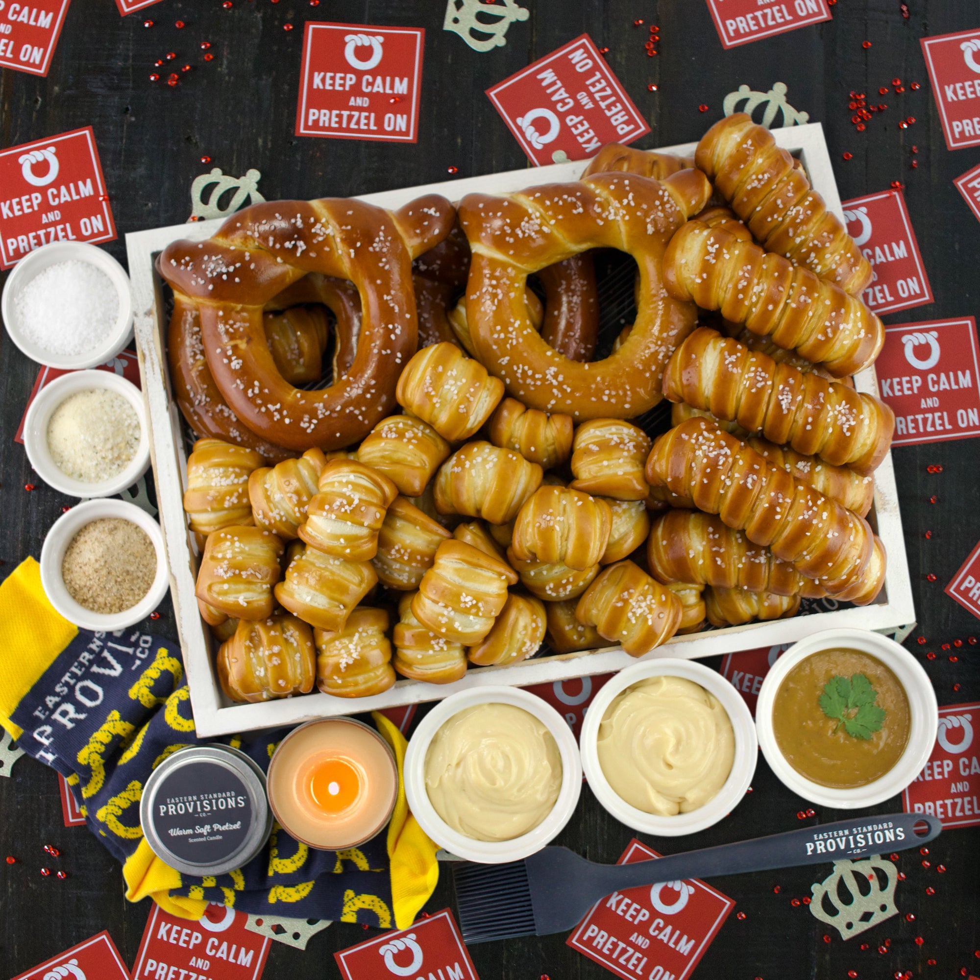 Soft Pretzel Lovers Variety Box - Keep Calm & Pretzel On