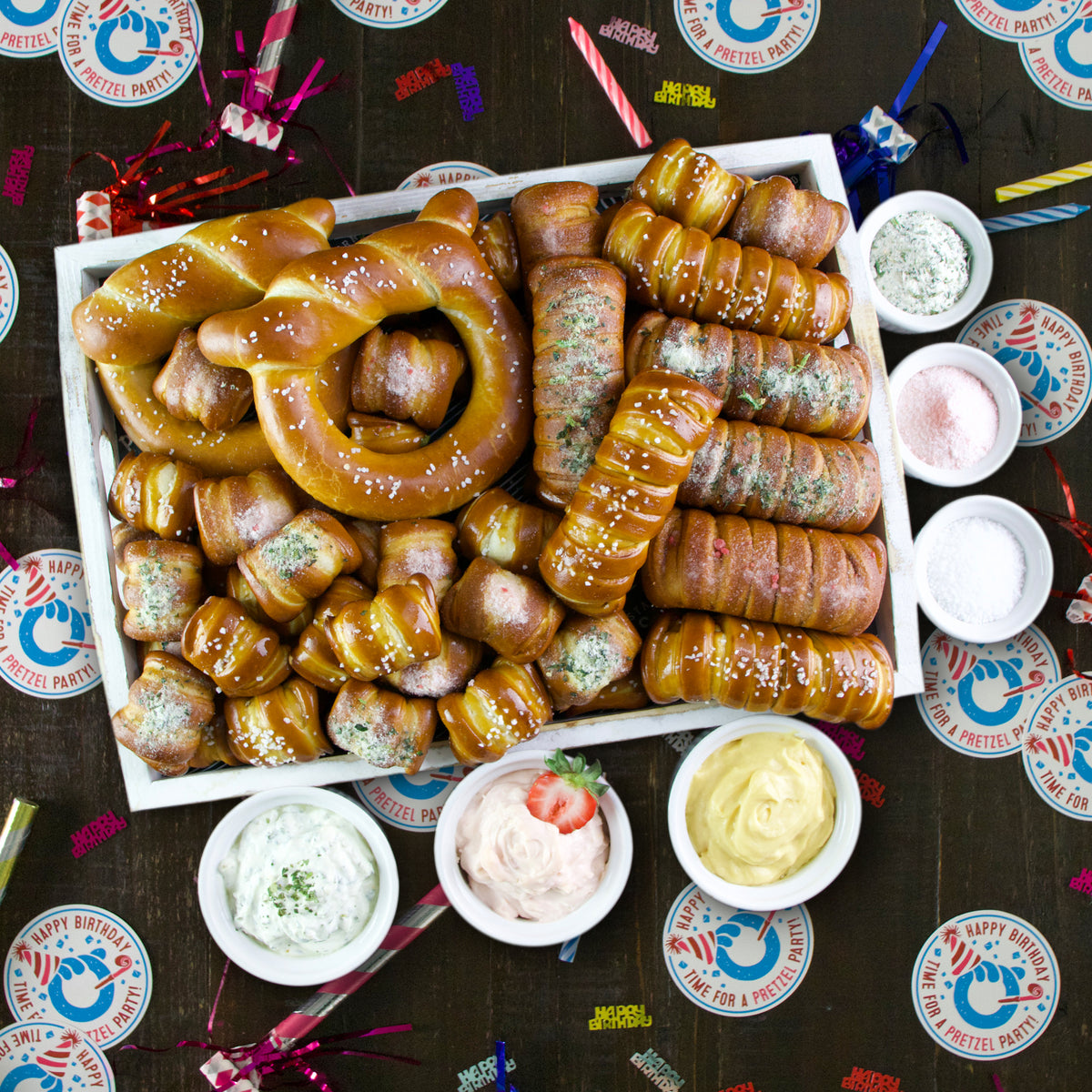 Dip Mix & Salts Variety Box- Happy Birthday