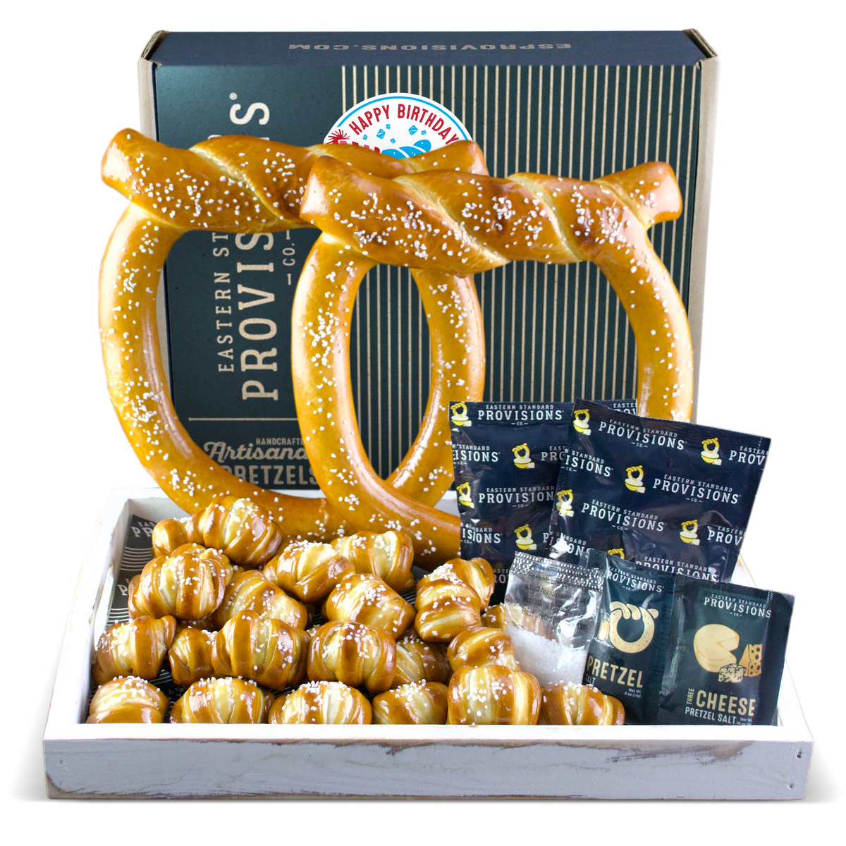Topknot XL Signature Soft Pretzel Box - Happy Birthday