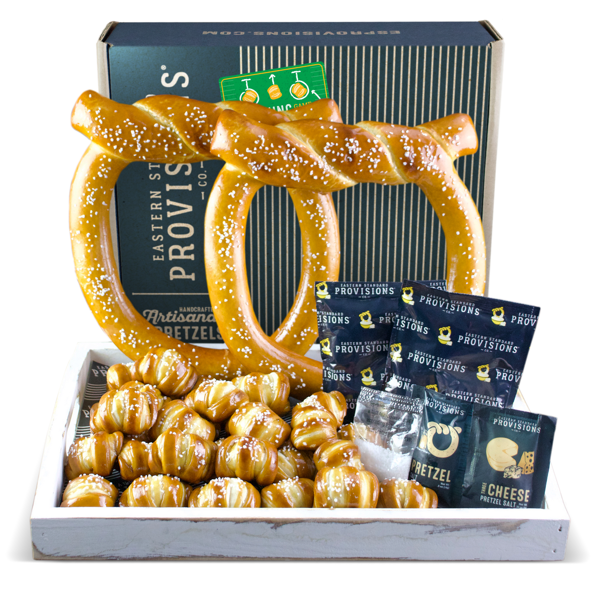 Topknot XL Signature Soft Pretzel Box - Game Day