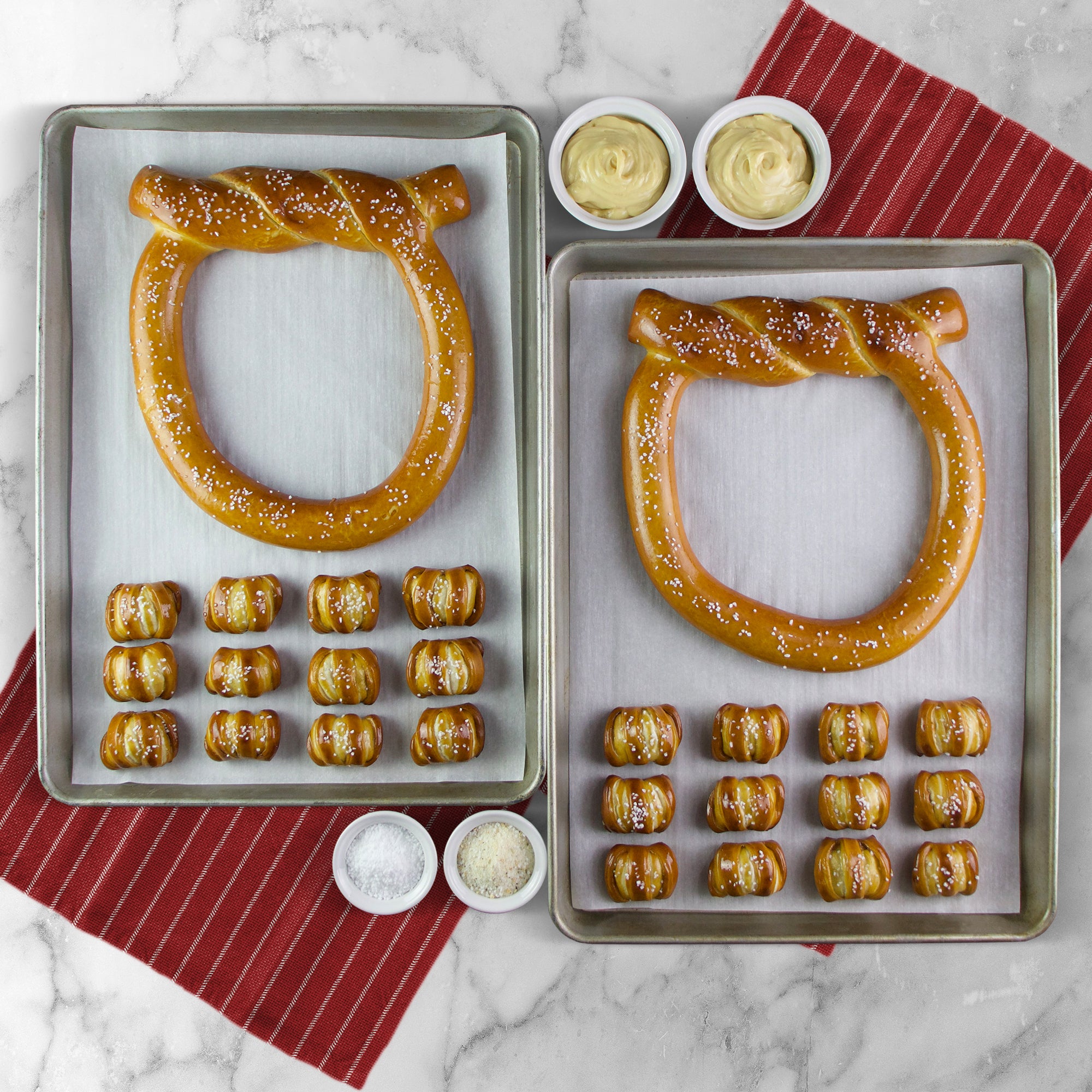 Topknot XL Signature Soft Pretzel Box - Keep Calm & Pretzel On