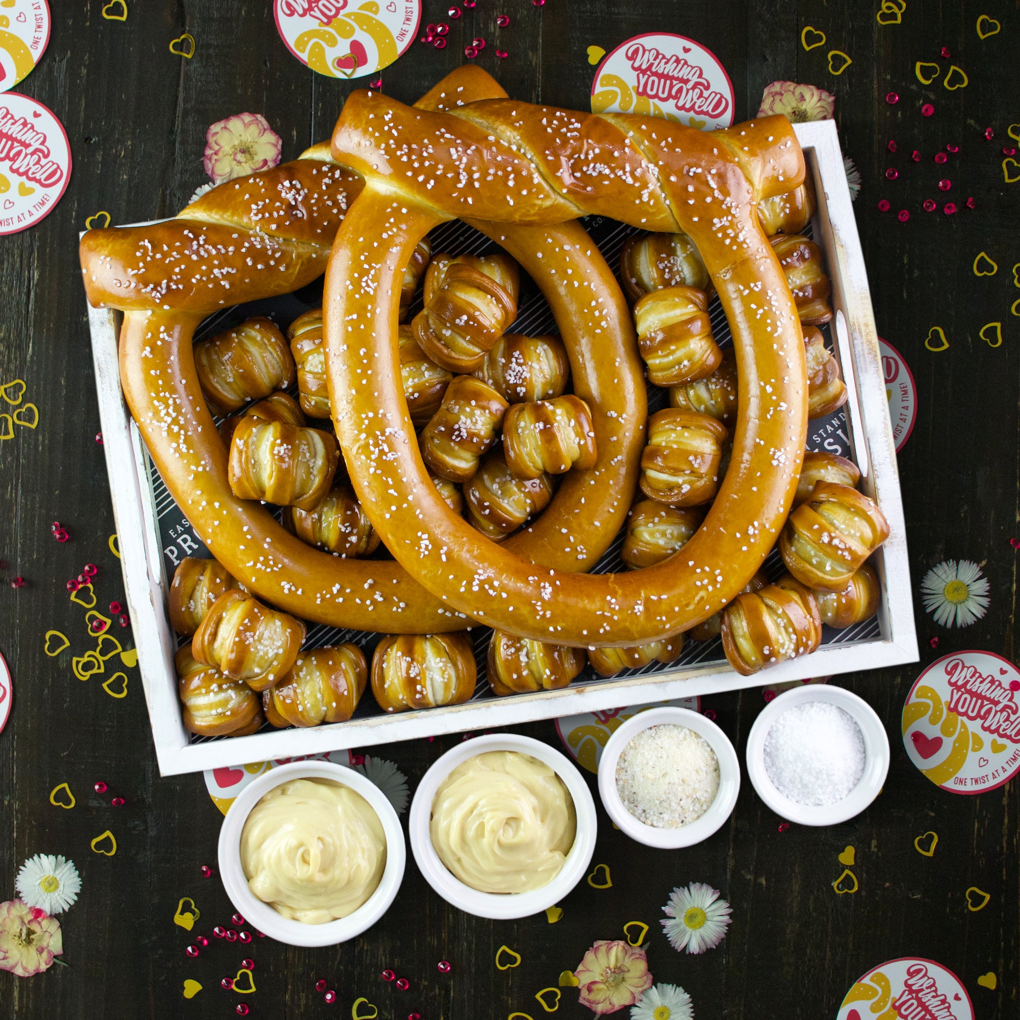 Topknot XL Signature Soft Pretzel Box - Well Wishes