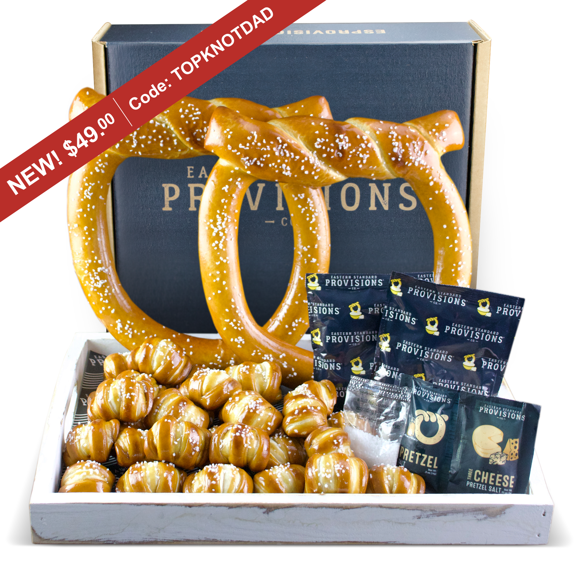 Topknot XL Signature Soft Pretzel Box - Father's Day