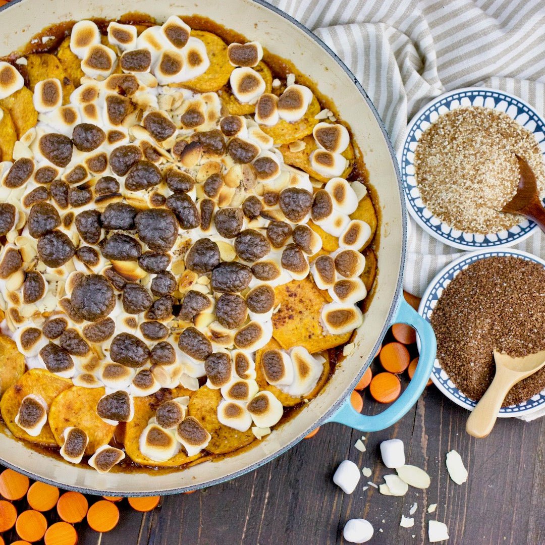 Mocha Scalloped Sweet Potatoes