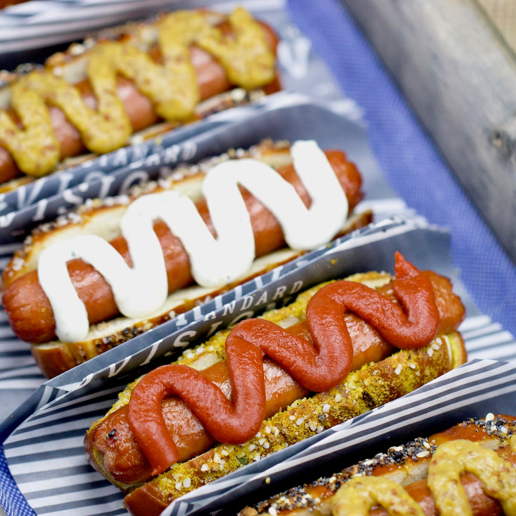 Soft Pretzel Hot Dogs