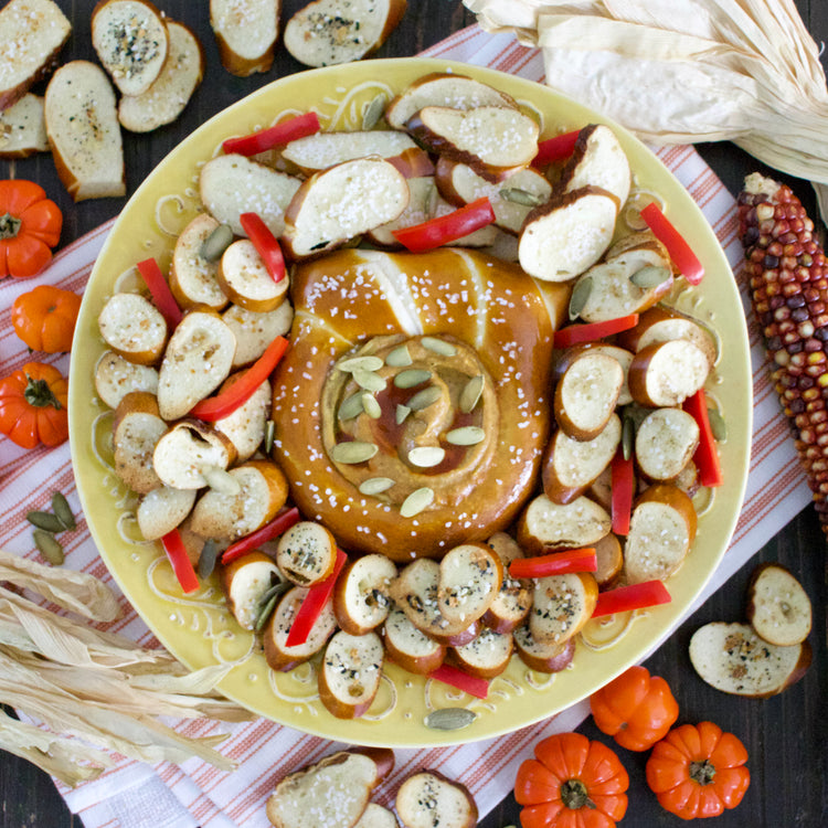 Smoky Chipotle Hummus Snack Board