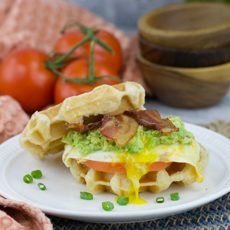Liège Belgian Waffle Breakfast Sandwich