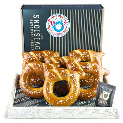 Wheelhouse Signature Soft Pretzel Box - Happy Birthday