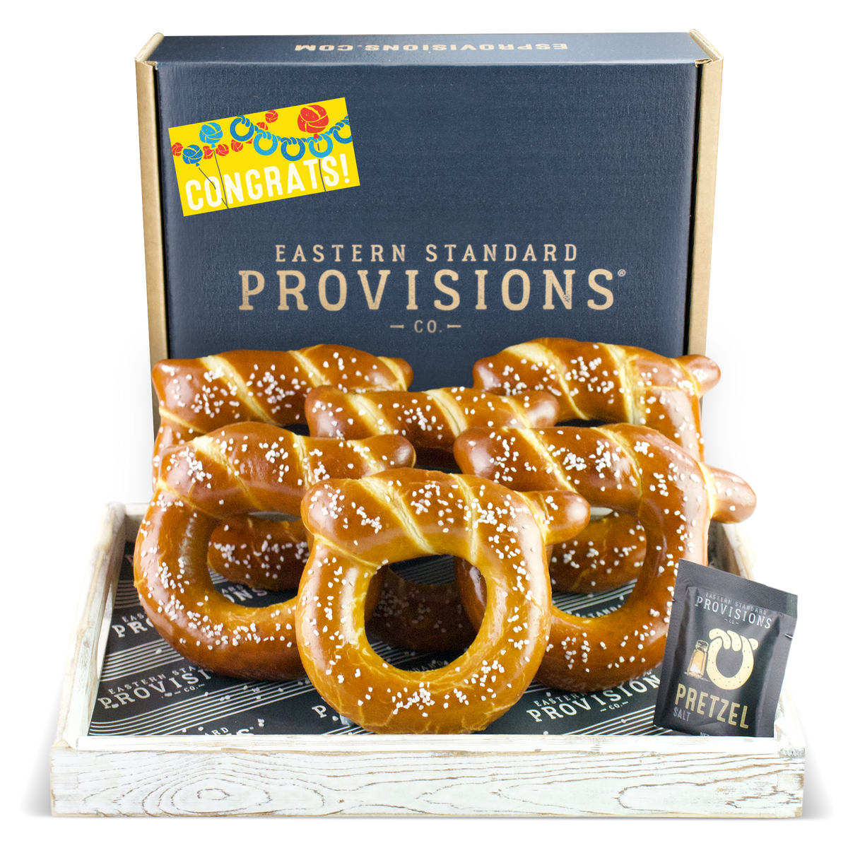Wheelhouse Signature Soft Pretzel Box - Congratulations – Eastern
