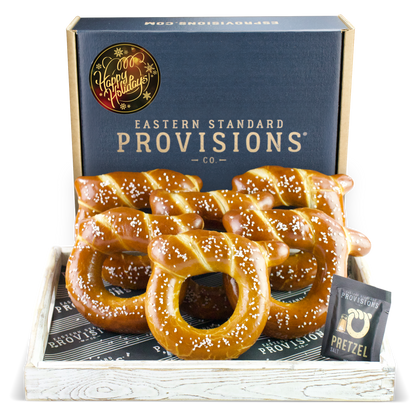 WHEELHOUSE SIGNATURE SOFT PRETZEL BOX - Happy Holidays