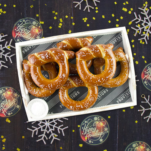 WHEELHOUSE SIGNATURE SOFT PRETZEL BOX - Happy Holidays