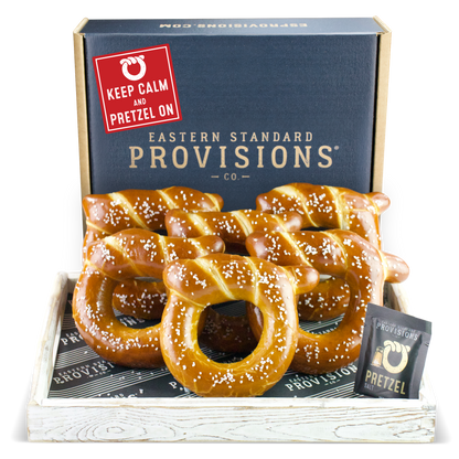 WHEELHOUSE SIGNATURE SOFT PRETZEL BOX - Keep Calm & Pretzel On