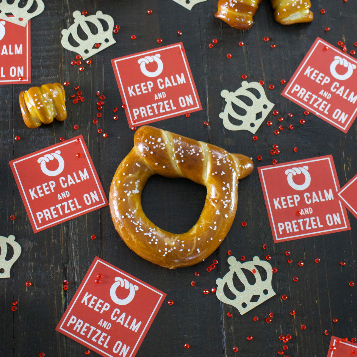 WHEELHOUSE SIGNATURE SOFT PRETZEL BOX - Keep Calm & Pretzel On