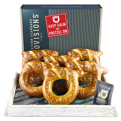 Wheelhouse Signature Soft Pretzel Box - Keep Calm & Pretzel On