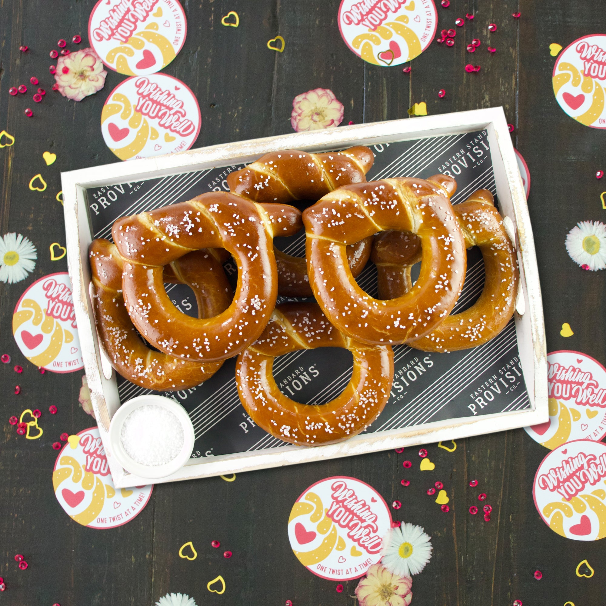 WHEELHOUSE SIGNATURE SOFT PRETZEL BOX - Well Wishes