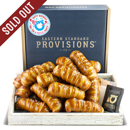 Turnbuckle Soft Pretzel Box - Happy Birthday