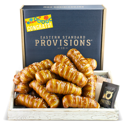 TURNBUCKLE STICKS SOFT PRETZEL BOX - Congratulations