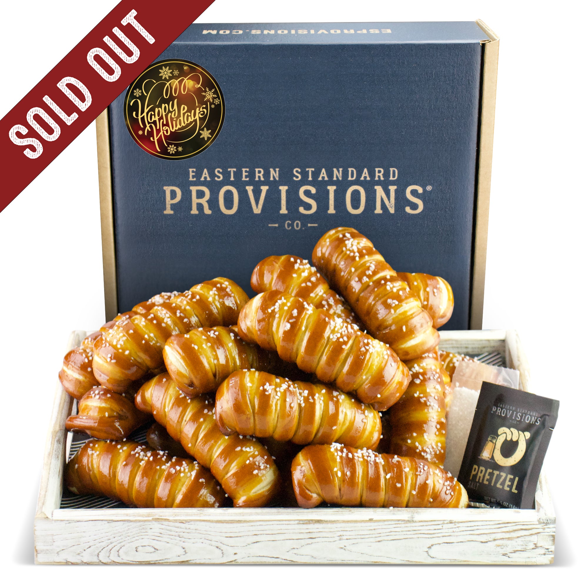 Turnbuckle Soft Pretzel Box - Happy Holidays