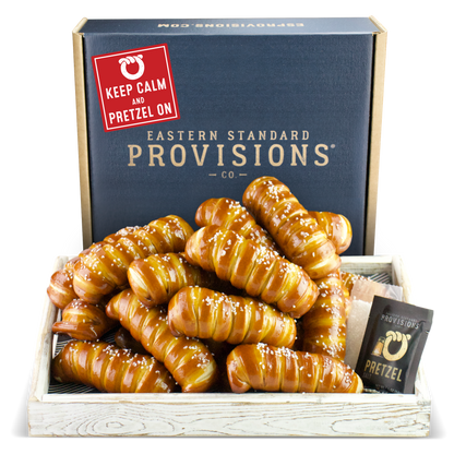 TURNBUCKLE STICKS SOFT PRETZEL BOX - Keep Calm & Pretzel On