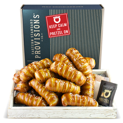 Turnbuckle Sticks Soft Pretzel Box - Keep Calm & Pretzel On