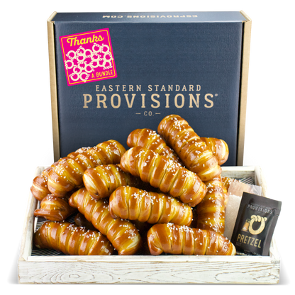 TURNBUCKLE STICKS SOFT PRETZEL BOX - Thank You